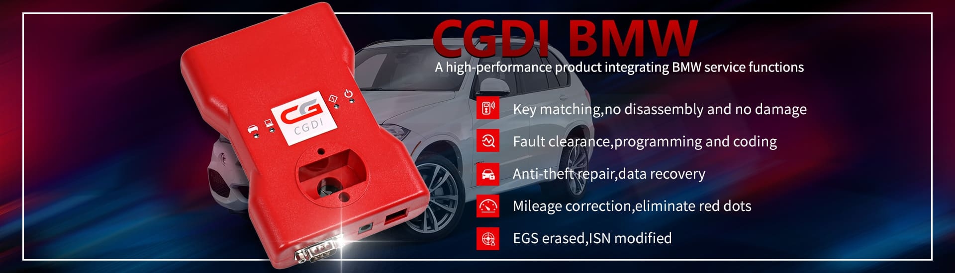 A high-performance product integrating BMW service functions
